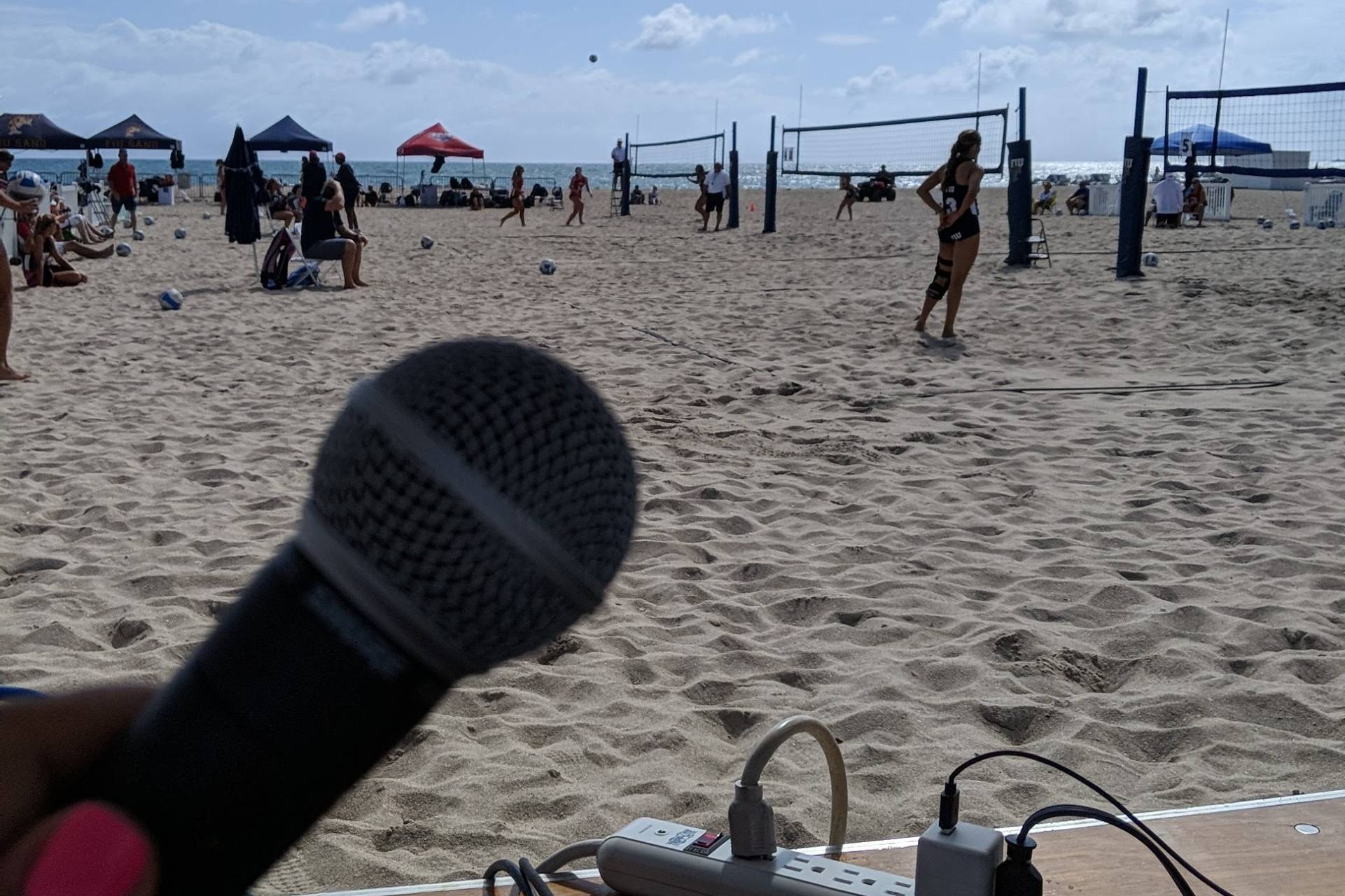 gameday at beach volleyball