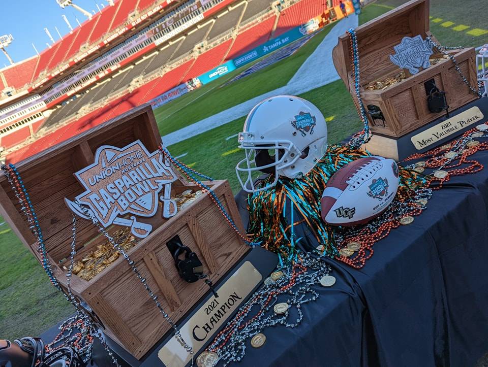 gameday trophy display